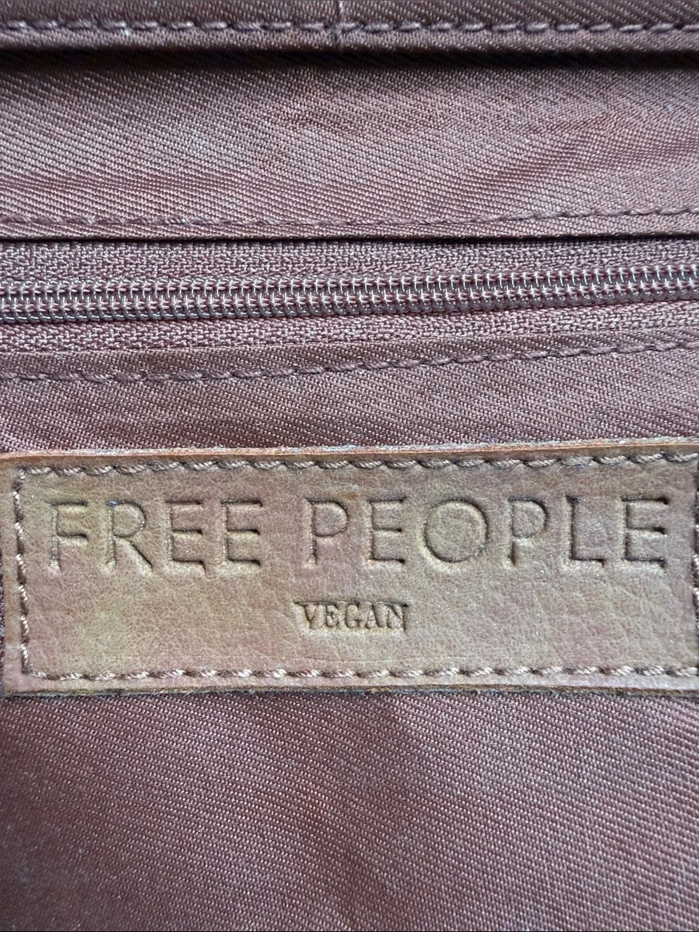Free People Vegan Leather Wristlet Wallet